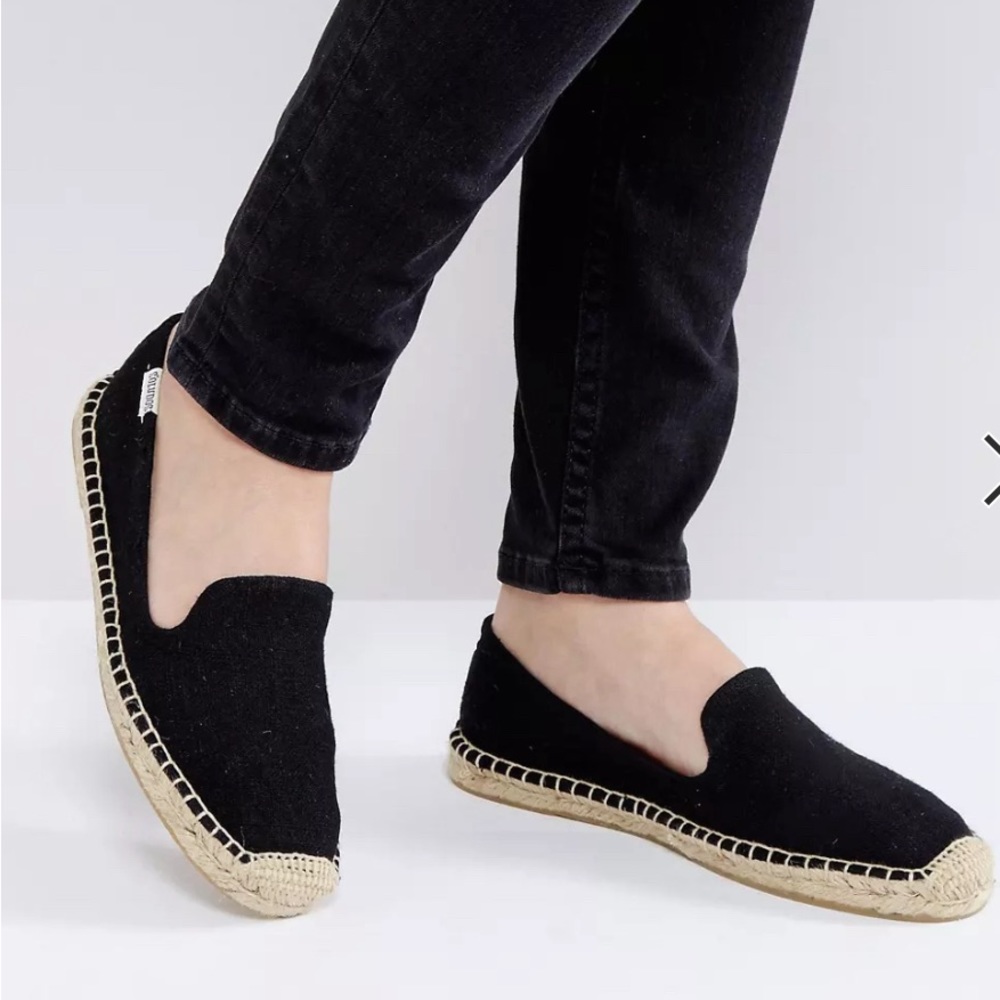 Soludos Platform Smoking Slipper Espadrilles size 8.5